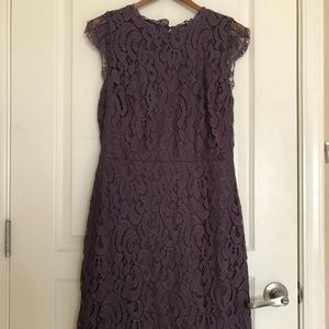 Xhiliration Violet Lace Dress